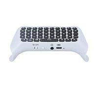 VBESTLIFE Teclado de Controlador Inalámbrico para Controlador de Juego Teclado Externo Mini Teclado Inalámbrico con Altavoz para 5