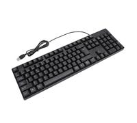 VBESTLIFE Teclado de Idioma Minoritario, 104 Teclas, Teclado Silencioso con Cable, Ultradelgado y Liviano para Computadora Portátil, PC de Escritorio, Smart TV, Cable de 4,9 Pies (Diseño