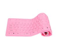 VBESTLIFE Teclado de Silicona Flexible, USB Plegable con Cable de 109