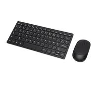 VBESTLIFE Teclado Francés, Combinación de Teclado y Ratón Inalámbricos de 2,4 GHz, Juego de y Ratón Inalámbricos Portátiles Delgados de 78 Teclas para Ordenador Portátil