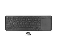 VBESTLIFE Teclado Inalámbrico con Panel Táctil, Teclado de Panel Táctil con Diseño de Tecla de Pie de Tijera Portátil, para Windows, para Android, para OS X, para PC Gamer Computer