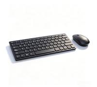 VBESTLIFE Teclado Inalámbrico Español, Combinación de Teclado y Ratón Delgado y Ligero de 78 Teclas con Conexión Inalámbrica de 2,4 GHz para PC Portátil
