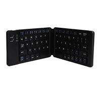 VBESTLIFE Teclado inalámbrico Plegable, 120 mAh, batería de Litio Recargable, Teclado Bluetooth, para computadora portátil, Tableta, Accesorio para computadora