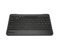 VBESTLIFE Teclado Inalámbrico, Teclado de Retroiluminación LED RGB Ultrafino de 78 Teclas, para iOS para Android para Win (Negro)