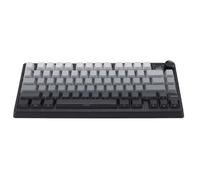 VBESTLIFE Teclado Mecánico Inalámbrico para Juegos, Conexión de 3 Modos, Diseño Compacto de 79 Teclas con Control de Perilla y Teclas PBT Degradadas (Negro Gris)