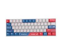 VBESTLIFE Teclado Mecánico para Juegos 60% con Interruptor Rojo, Temática Mecánica, Teclado Retroiluminado RGB Dinámico, Teclado de Computadora Compacto de 61 Teclas para Laptop PC