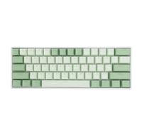 VBESTLIFE Teclado Mecánico para Juegos 60%, Tema Matcha, 3 Modos Teclado de Oficina Compacto Retroiluminado RGB Dinámico de 61 Teclas con Interruptor Azul para PC Portátil con