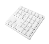 VBESTLIFE Teclado Numérico Mecánico con Cable, Teclado Numérico con Interruptor Azul de 34 Teclas con Retroiluminación RGB y Cable Tipo C Desmontable, para PC Portátil de Escritorio (White)