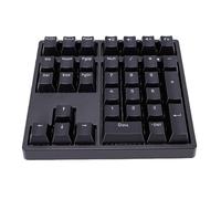 VBESTLIFE Teclado Numérico Mecánico, Teclado Numérico con Cable USB de 34 Teclas con Interruptor Rojo Retroiluminado RGB para Computadora Portátil y PC de Escritorio