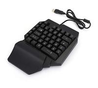 VBESTLIFE Teclado para PUBG, Teclado para Juegos, Diseño Antideslizante Portátil Resistente Al Desgaste Negro para Internet Cafe Gamer Home