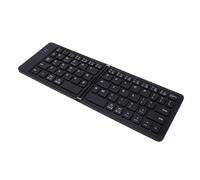 VBESTLIFE Teclado Plegable, Teclado de Viaje Inalámbrico Portátil Bluetooth 5.0 con Soporte para Teléfono, 44H, para Tableta, Teléfono Inteligente y Computadora Portátil