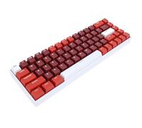VBESTLIFE Teclado Portátil para Juegos Mecánico 60%, Retroiluminación Dinámica RGB, Compacto, 68 Teclas, Mini Teclado de Oficina con Cable con Interruptor Rojo para PC Portátil con