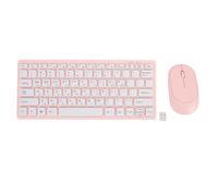 VBESTLIFE Teclado y Ratón Inalámbricos Coreanos, Teclado Inalámbrico Ergonómico de 78 Teclas de 2,4 GHz en Idioma Coreano para PC y Portátil