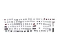Vbestlife Teclas de Sublimación PBT de 5 Caras para Teclados ópticos Mecánicos - 110 Teclas (Inglés-japonés)