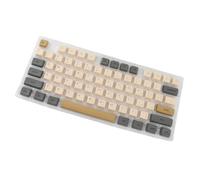 VBESTLIFE Teclas de Teclado XDA, Juego de Teclas de Teclado de Sublimación de Tinte para Teclados 61, 64, 68, 75%, 87, 98%, 104, 108, 100%, TKL, 65% y 60%