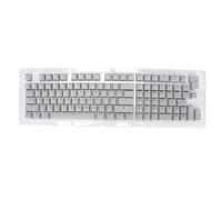 VBESTLIFE Teclas, Juego de 117 Teclas Teclas Personalizadas Perfil OEM Color Sólido OPQ Teclas Opacas Reemplazo Compatible 61/64/68/71/78/82/84/87 Teclas Teclado Mecánico(Gris Claro Negro)