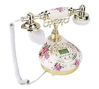 VBESTLIFE Teléfono Antiguo, teléfono Antiguo de cerámica para Sala de Estar, Dormitorio, Hotel, Negocio en casa, etc.