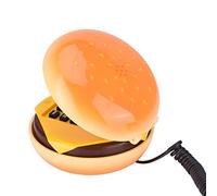 Vbestlife Teléfono Fijo Aspecto Novedad Emulational Hamburguesa con Alambre Fijo Decoración del Hogar Regalo para Niños