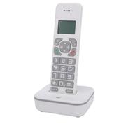 VBESTLIFE Teléfono Inalámbrico con Pantalla LCD, Bloqueador de Llamadas, 10 Tonos de Llamada, Ampliable para Oficina en Casa (Enchufe Europeo 220V)