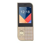 VBESTLIFE Teléfono Móvil 2G, Pantalla de 2.8 Pulgadas con Llaves Grandes y Sonido Transparente, Batería de 3800 MAh, Triple Sim en Espera, Linterna Brillante, para Personas Mayores (Gold)
