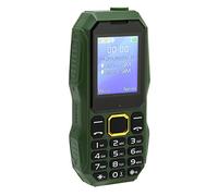 VBESTLIFE Teléfono Móvil Resistente para Personas Mayores, Desbloqueado, 2G, Botones Grandes, Doble SIM, Batería de 5800mAh, Linterna, MP3, Alarma (Green)