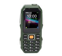 VBESTLIFE Teléfono Móvil Resistente para Personas Mayores, Desbloqueado, 2G, Botones Grandes, SIM Dual, Teléfono Móvil para Personas Mayores con Batería de 5800 MAh, Linterna, MP3, (DE Verde)