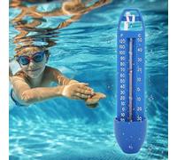 VBESTLIFE Termómetro de Piscina, Termómetro Flotante con Rango de 0-50 ℃/-20-120 ℉, de Agua de Piscina para Sauna de Spa, Diseño Compacto Inastillable, Pantalla Grande de Fácil Lectura para