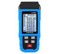 VBESTLIFE Termómetro Termopar Digital, Medidor de Alta Temperatura Tipo 4 K de Doble Canal con Almacenamiento de Datos 5999 Recargable por USB para Uso Industrial (SK-8306C Canal cuádruple)