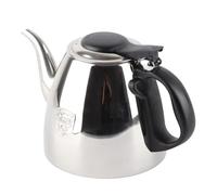 VBESTLIFE, Tetera de acero inoxidable de 1,2 L/1,5 L con mango resistente al calor para té o café (1,2 L)