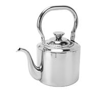 VBESTLIFE Tetera de Acero Inoxidable, Tetera con Cuello de Cisne para Estufa con Infusor y Mango Ergonómico, para Verter café y Agua Hirviendo (1.5L)