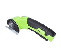 VBESTLIFE Tijeras Eléctricas Inalámbricas, Cortador de Cajas de Cartón Recargable USB con Bloqueo de Seguridad y Luz LED, Cortador de Cartón para Corte de Tela, Cuero, (Sin hoja)