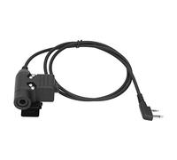 VBESTLIFE TK U94 PTT Cable Adaptador de Audio Conector de Auriculares Walkie Talkie para UV 5R, TK 3107, KD C1