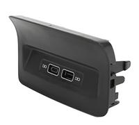VBESTLIFE Toma de Puerto de Carga USB Trasera para 2017+, Doble Tipo C, Estilo OEM, Carga Rápida de 2,4 A, Juego Completo con Mazo de Cables, 5QD035726L
