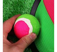VBESTLIFE Toss Catch Paddle Ball Game, Niños Lanzando una Pelota para Atrapar con Banda de Mano Ajustable, Juguete de Goma para Padres e Hijos para Jugar Al Aire, Coordinación Ojo-Mano, Desarrollo de