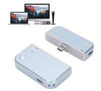 VBESTLIFE Transmisor y Receptor HDMI Inalámbrico Tipo C, 50M, Entrada de Decodificación 4K Salida 1080P 60Hz, 5G+2.4G y Audio para Teléfono, Computadora Portátil, PC a Monitor, Proyector