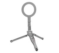 VBESTLIFE Trípode Magnético para LOS 12/13/14/15/16, Soporte de Teléfono Magnético de Plegamiento de Aluminio, 360 ° Ajustable, Tornillo de 1/4 "