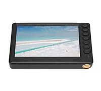 VBESTLIFE TV Portátil de 5, Sintonizador de Alta Sensibilidad, Compatible con ISDB-T, Enchufe de la UE, 110-220 V, Mini TV Digital con Soporte para Uso en Exteriores