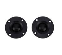 VBESTLIFE Tweeter de 2 Pulgadas, Altavoz Domo de 52 Mm con Diafragma de Seda ABS de 20 W para de Sonido Doméstico Estéreo para Automóvil