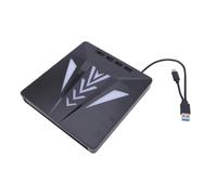 VBESTLIFE Unidad de DVD Externa, Unidad de BLU-Ray Externa 7 en 1 | USB 3.0, tipo C, grabadora de CD 8X DVD 24X, grabadora de CD BD DVD para computadora portátil y escritorio gana el operativo