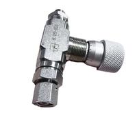 VBESTLIFE Válvula de Control de Flujo de Excavadora G3/8, Conector Dual Preciso, Diseño a Prueba de Fugas, Confiabilidad a Largo Plazo, Material de Acero de Aleación