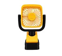 VBESTLIFE Ventilador de Clip Inalámbrico, Portátil de 4 Pulgadas para Batería, Ajuste de Múltiples ángulos, Ventilador de Refrigeración de Rotación 360 para Acampar Al Aire Libre, Viajes, Oficina