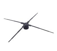 VBESTLIFE Ventilador de Holograma 3D con Resolución de 3000x1332 (Enchufe de la UE)