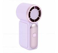 VBESTLIFE Ventilador de Mano Portátil, Mini Ventilador de Mano, 6 Velocidades, 20000 RPM, 1500 MAh, for Viajes, Oficina y Uso Diario (morado claro)