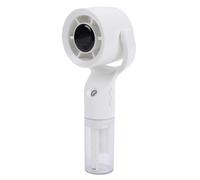 VBESTLIFE Ventilador de Nebulización Portátil, Ventilador de Refrigeración Portátil Recargable por USB con 3 Velocidades, Batería de 500 MAh, Pulverizador de Niebla Fina para Viajes Al