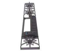 VBESTLIFE Ventilador de Refrigeración para PS5 Slim, Sistema de Refrigeración Silencioso con Luz LED, 3 Ventiladores de Alta Velocidad con Puerto USB 3.0 para PS5 Slim Disc y Edición Digital