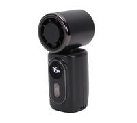 VBESTLIFE Ventilador Portátil con Clip para Escritorio de Viaje, Mini Ventilador de Mano Recargable por USB con Rotación de 180° con 5 Velocidades, con Clip para Cochecito con (BLACK)