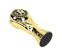 VBESTLIFE Ventilador Portátil de Mano para Trofeos de Fútbol, acabado Chapado en Oro, Mini Ventilador Silencioso Recargable para Camping en Estadio, de Refrigeración Ajustable de 3 Velocidades con