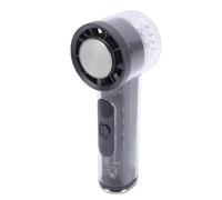 VBESTLIFE Ventilador Recargable de Mano con Refrigeración por Hielo Semiconductor, Pantalla Digital Portátil, 100 Velocidades Variables, Batería de 3000 MAh para Viajes, Oficina, Gimnasio, Alivio