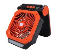 VBESTLIFE Ventilador Solar para Camping, Batería de 7800 MAh con Carga Solar, Ventilador Portátil para Tienda de Campaña Al Aire Libre para Camping Picnic, con Temporizador Recargable para Barbacoa,