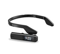 VBESTLIFE Videocámara Montada en la Cabeza, Cámara de Acción HD de 2,7 K con Estabilización Inteligente y Lente Gran Angular de 110°, Vista en Primera Persona para Deportes de Ciclismo